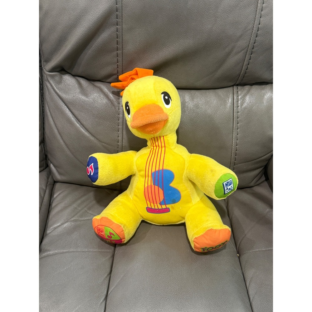 First Act Little First Discovery Musical‎ Duck Plush Yellow Learning 2008 works